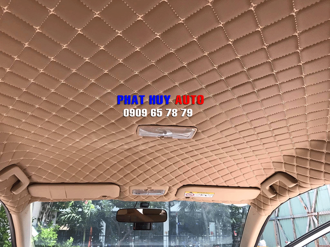 Bọc trần da 5d cho xe Kia Soluto
