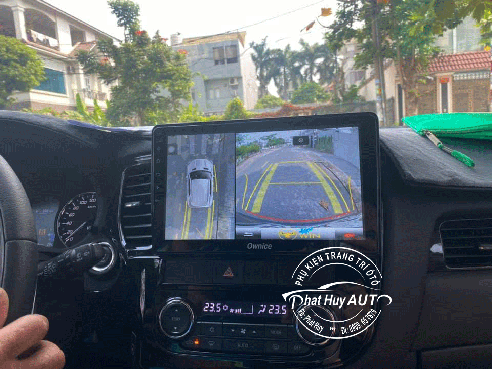 Lắp camera 360 độ cho xe Mitsubishi Outlander