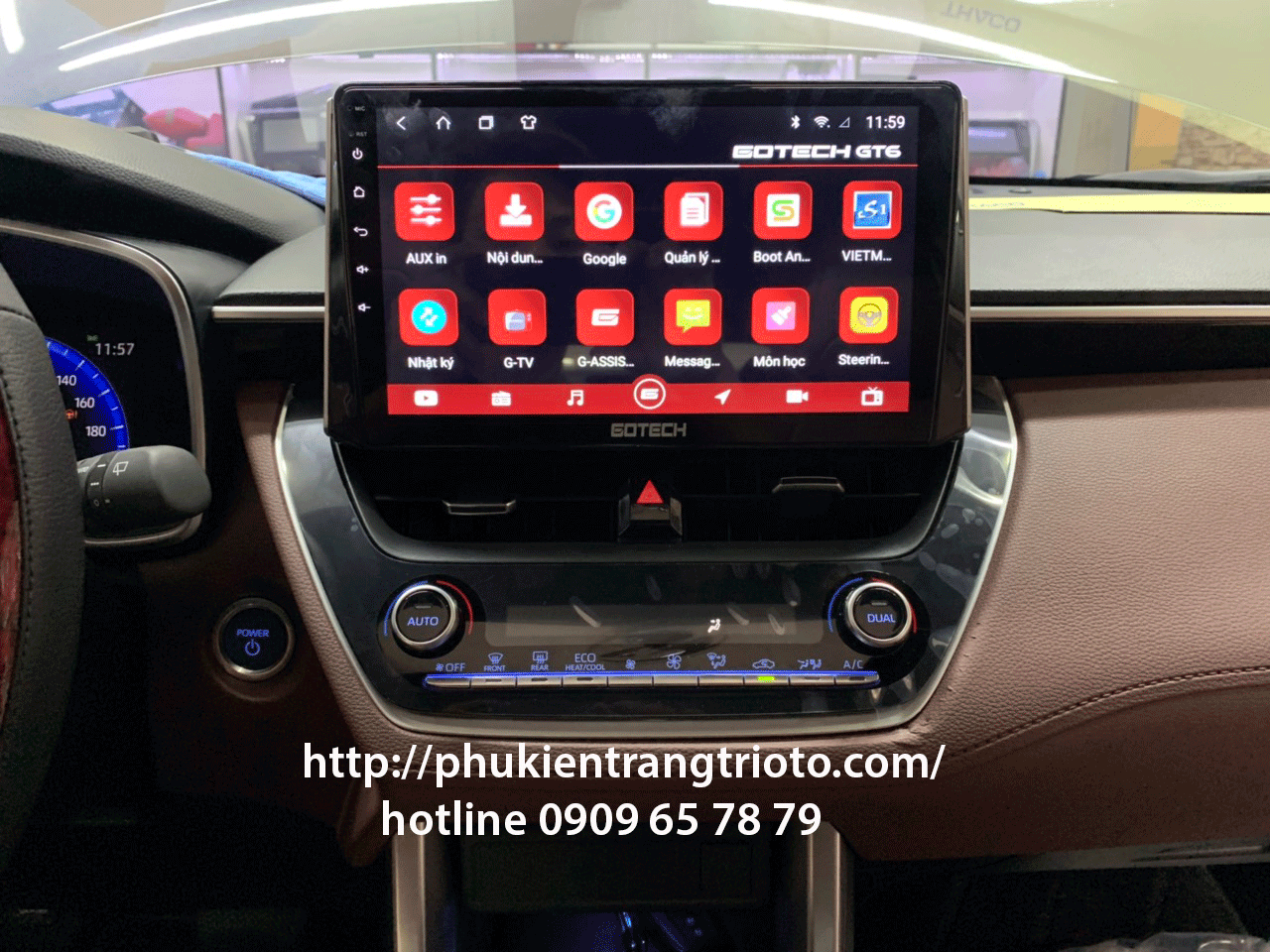 Màn hình DVD Android Xe Toyota Cross 2021