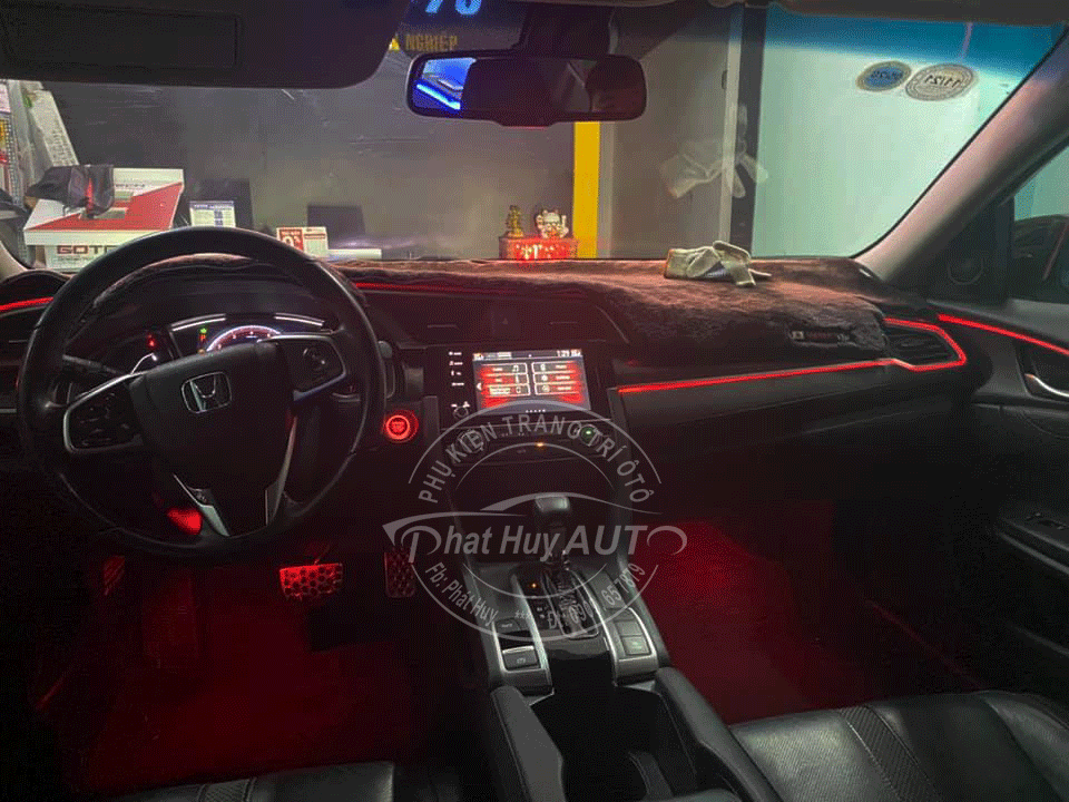 Led nội thất ô tô xe Honda Civic