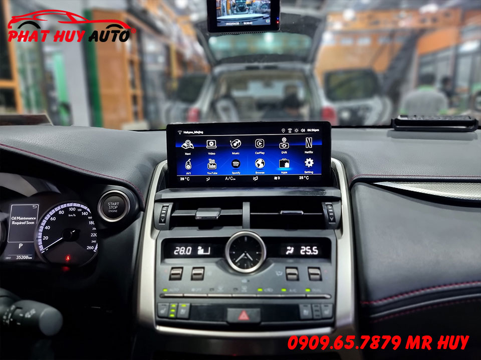 Lắp Android Box Cho Lexus NX300 Chính Hãng