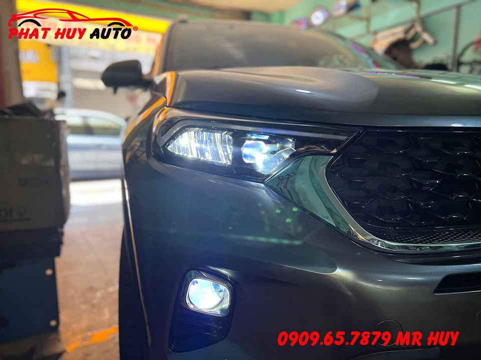 Độ Bi gầm led Eagle F-Light Kia Sonet