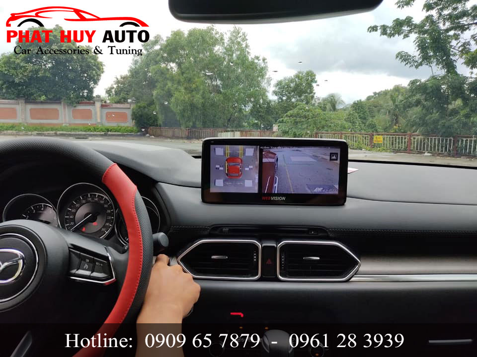 Lắp camera 360 cho Mazda CX8