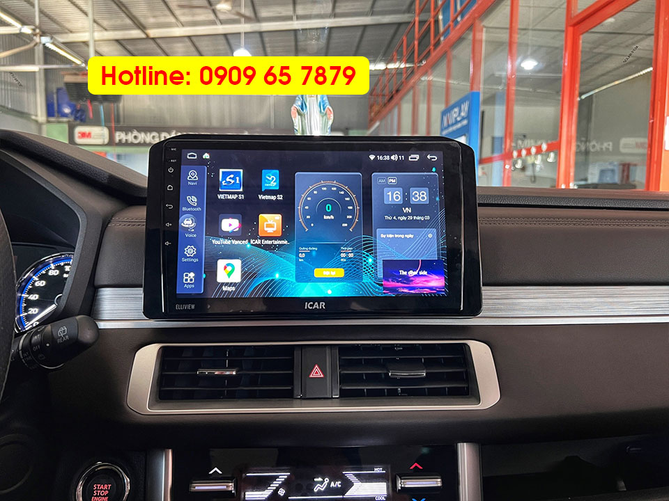 Xpander 2023 Lắp Màn Hình Android Elliview U3