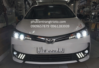 Độ Đèn Bi Xenon,Vòng Angel Eyes Xe Toyota Altis 2020